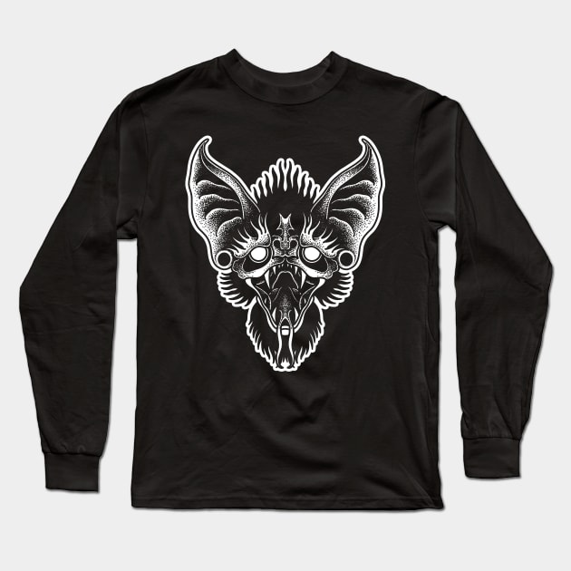 Bat Long Sleeve T-Shirt by Sadhakaya